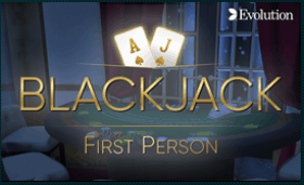 First Person blackjack in the table games section at G Casino online in the UK