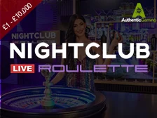Nightclub Live Roulette Live Roulette at Regal Wins