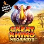 Great Rhino slots game Drops and Wins at Gala