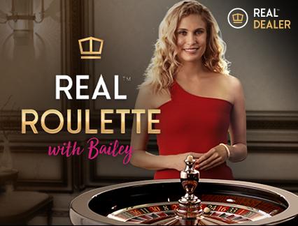 Real Roulette Live Real Dealer Mobile Live Casino game with Bailey