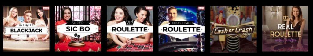 32 Red Live Casino Game Variety 2022 Mobile Live Casino