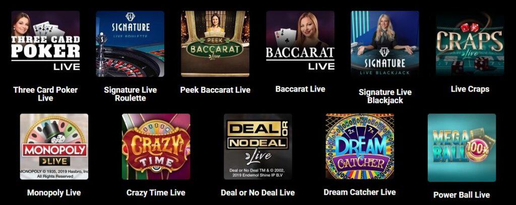 Play Live Games at Monopoly Casino on Mobile