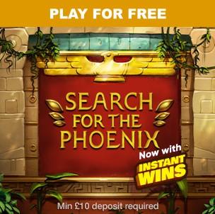 Search for the Phoenix with Instant wins at Double Bubble