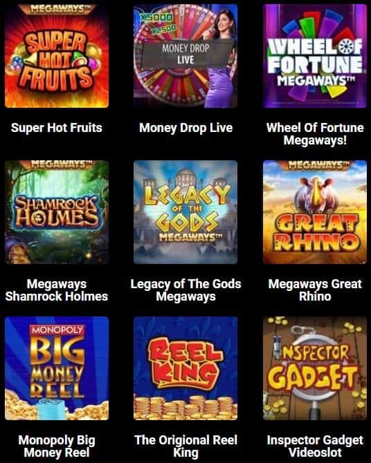 Megaways-Slots-at-Foxy-Casino-Great-Rhino-Wheel-of-Fortune-Legacy-of-The-Gods