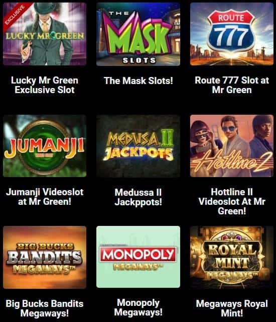 Mr-Green-Great-Selection-of-Casino-Slot-Games-Megaways-Slots-Netent-Microgaming-Red-Tiger-Mr-Green-Exclusive-Slots