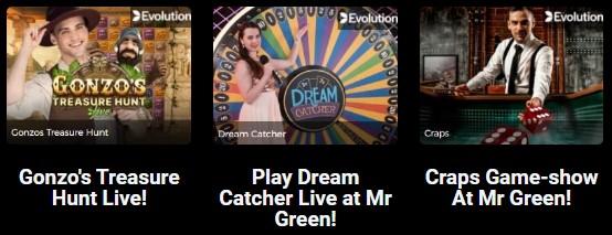 Mr-Green-Live-Gonzos-Treasure-Hunt-Dream-Catcher-and-Live-Craps