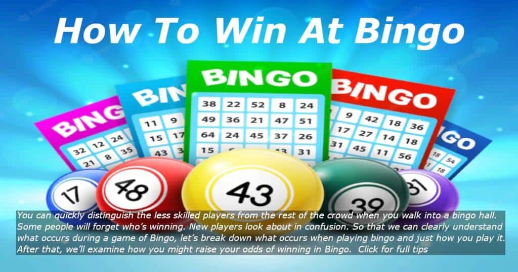 How to win at Bingo