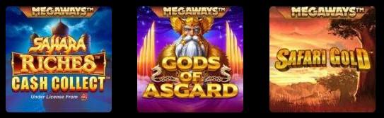 Big-Time-Gaming-The-Megaways-Selection-available-at-Foxy-Games-Sahara-Riches-Gods-of-Asguard-Megaways-Megaways