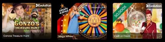 Live Casino Game Shows On Mobile from Mr Green