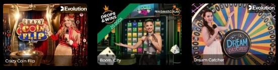 Mr Green Casino Live Game Shows from Playtech Evolution Gaming and More