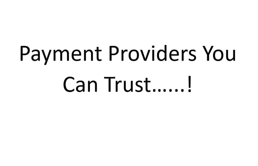 Payment Providers Trusted Online
