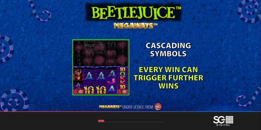 Game Feature Beetljuice Megaways Cascading Reels