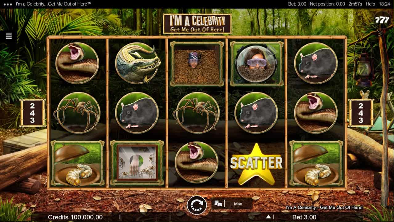 Introducing the Im a Celebrity Get Me Out Of Here 32Red Exclusive slot