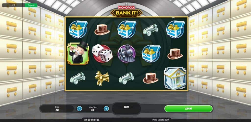 Monopoly Bank It slot review by Experts