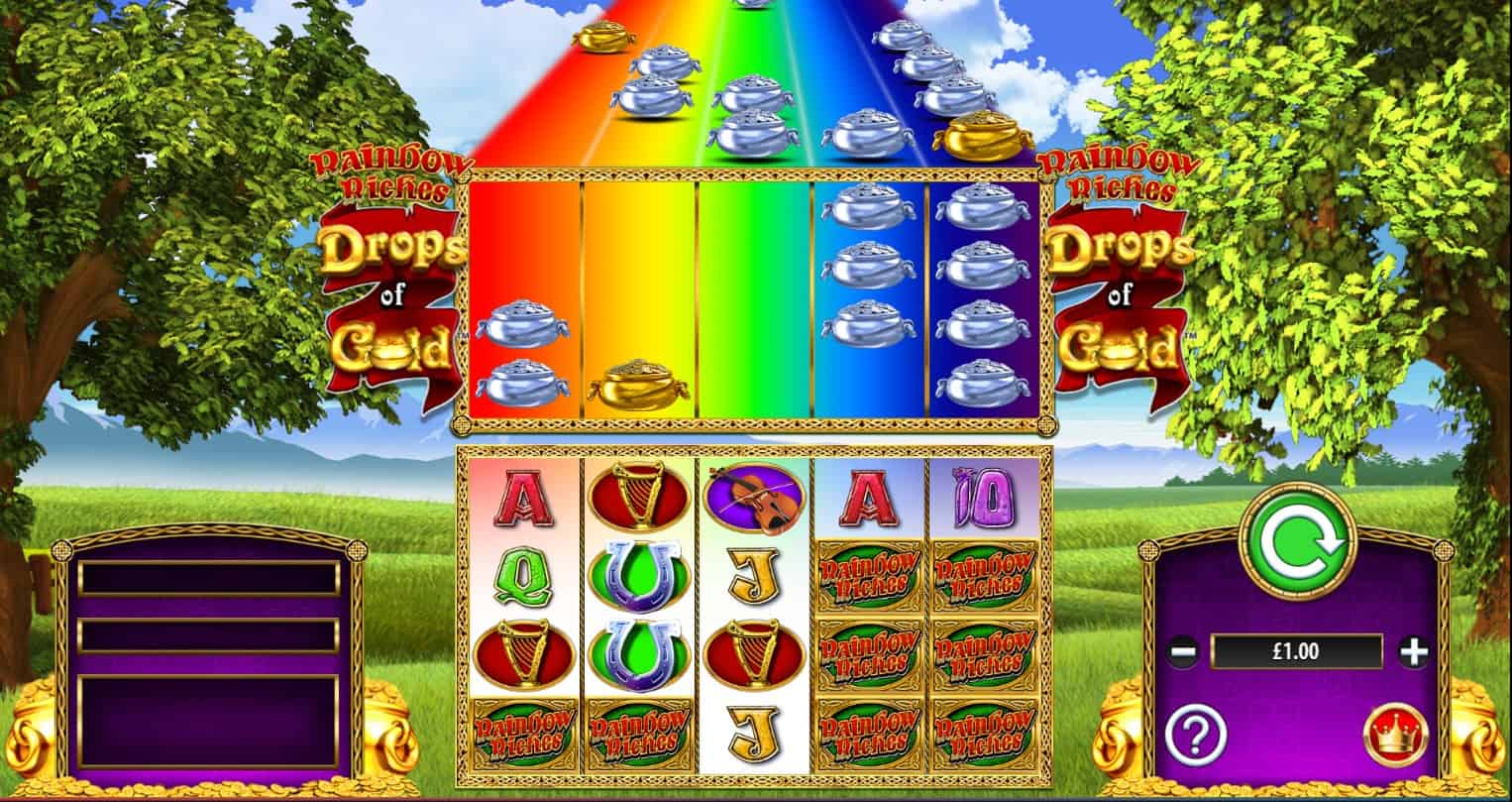 Rainbow Riches Drops of Gold Game Review
