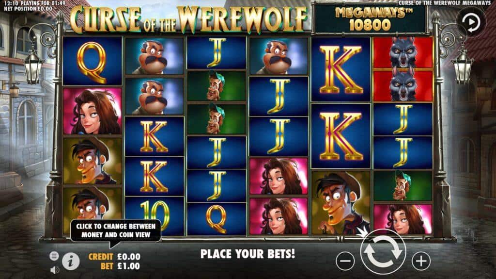 The Curse of the Warewolf Slot Review at E-Vegas.com