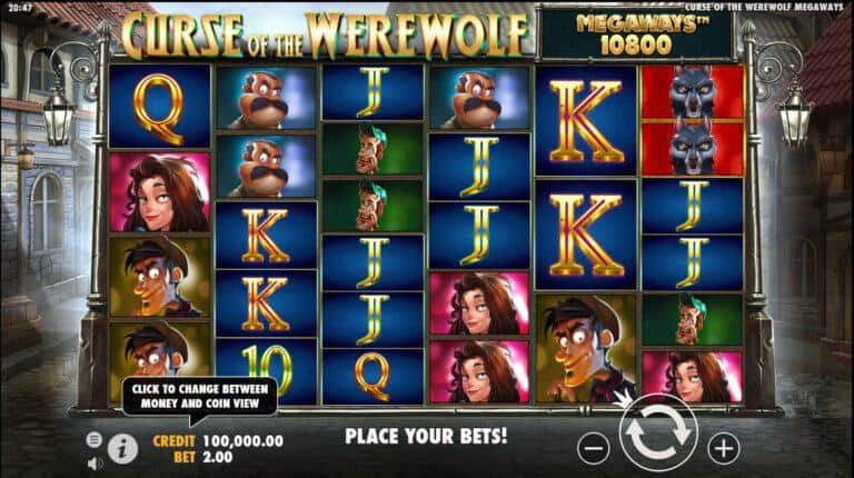 Curse of The Werewolf Megaways Slots