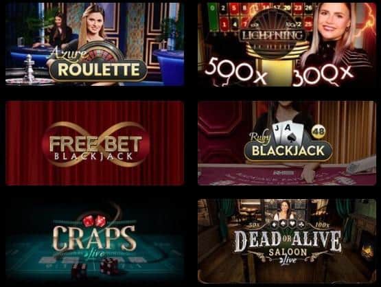 Live Casino Gameshows and Live Dealer Tables at Monopoly Casino New Update