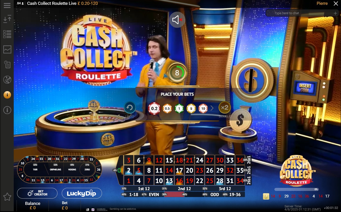Playtech Live Cash Collect Roulette Full Review & Breakdown by E‑Vegas.com