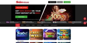 The Sun Vegas Casino Bonus: Double Your First Deposit + 100 Free Spins!