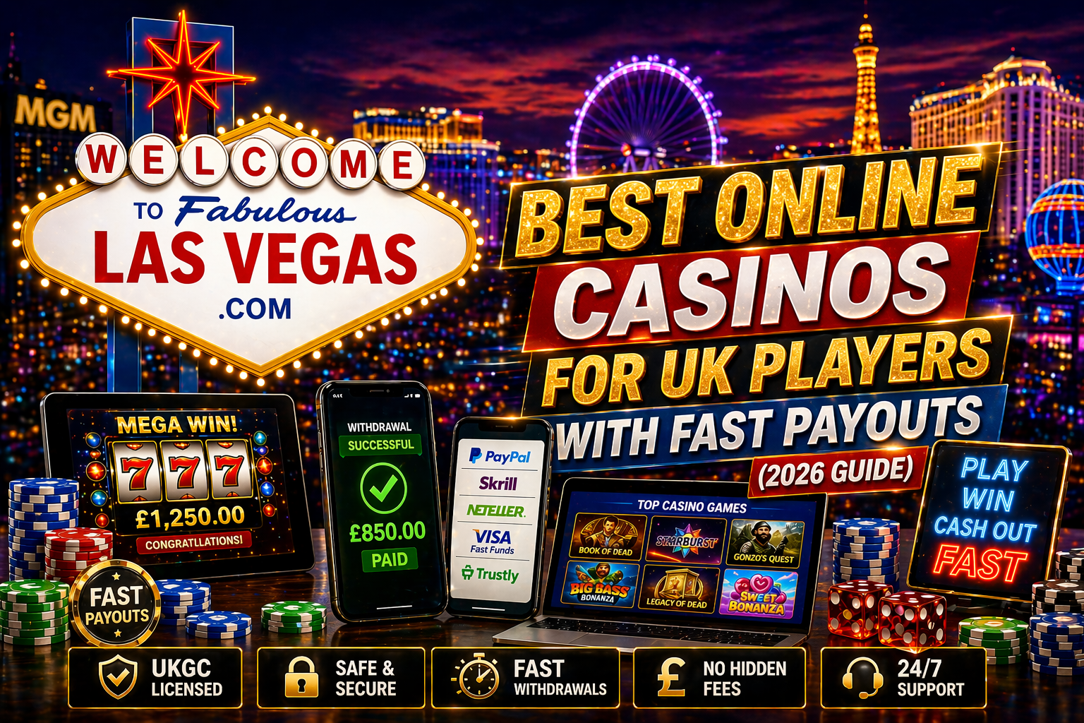 Best Online Casinos for UK Players With Fast Payouts (2026 Guide)