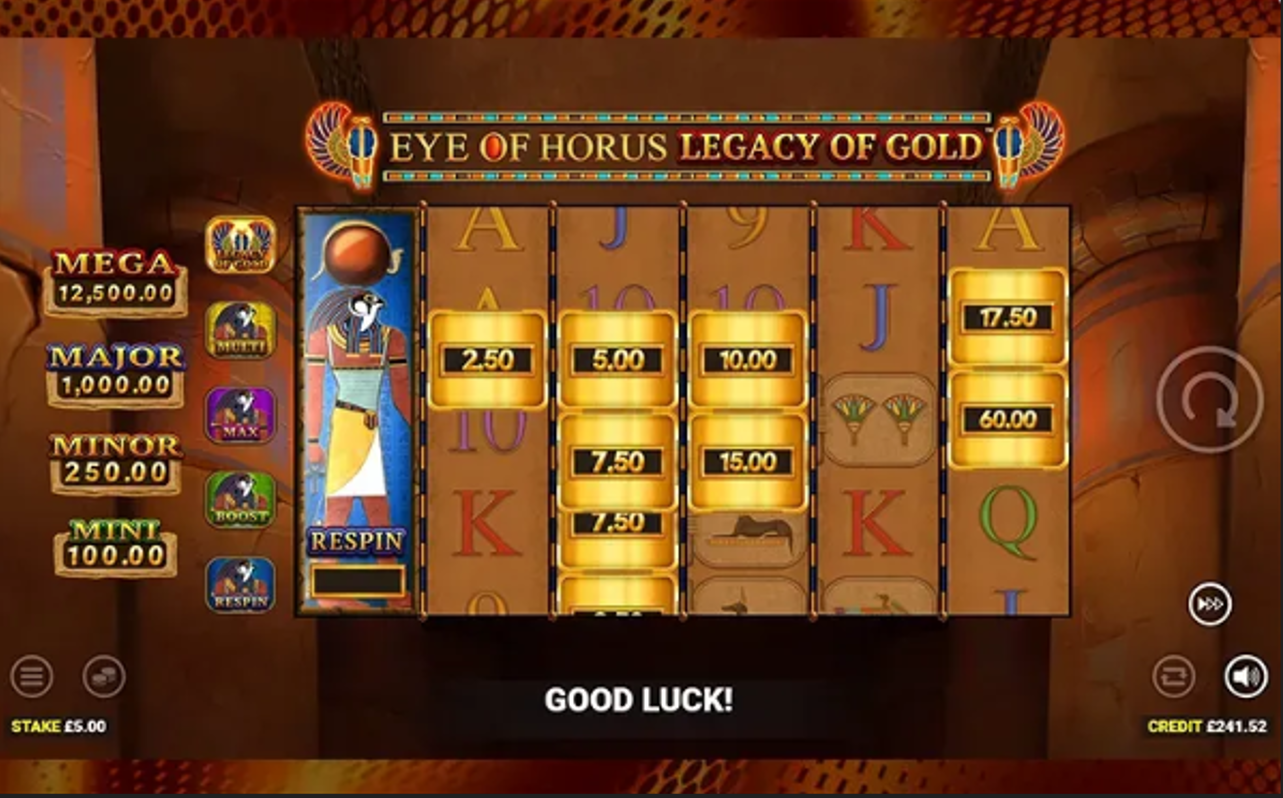 Free Spins No Wagering At Bally Casino Eye Of Horus Legacy Of Gold Slot.png