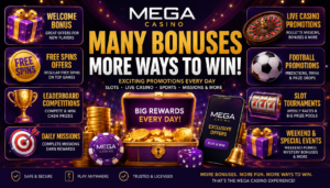 Mega casino promotions and rewards