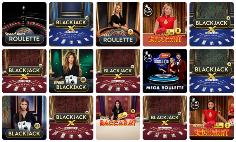 Live Game Tables at Fortune Mobile Casino